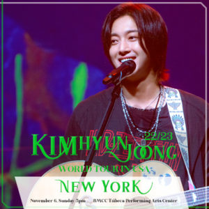 22/23 Kim Hyun Joong World Tour in USA - New York @ BMCC Tribeca Performing Arts Center Theatre 1