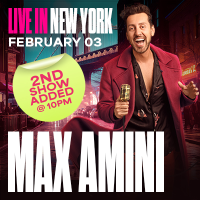 **SOLD OUT** Max Amini Live In NYC!